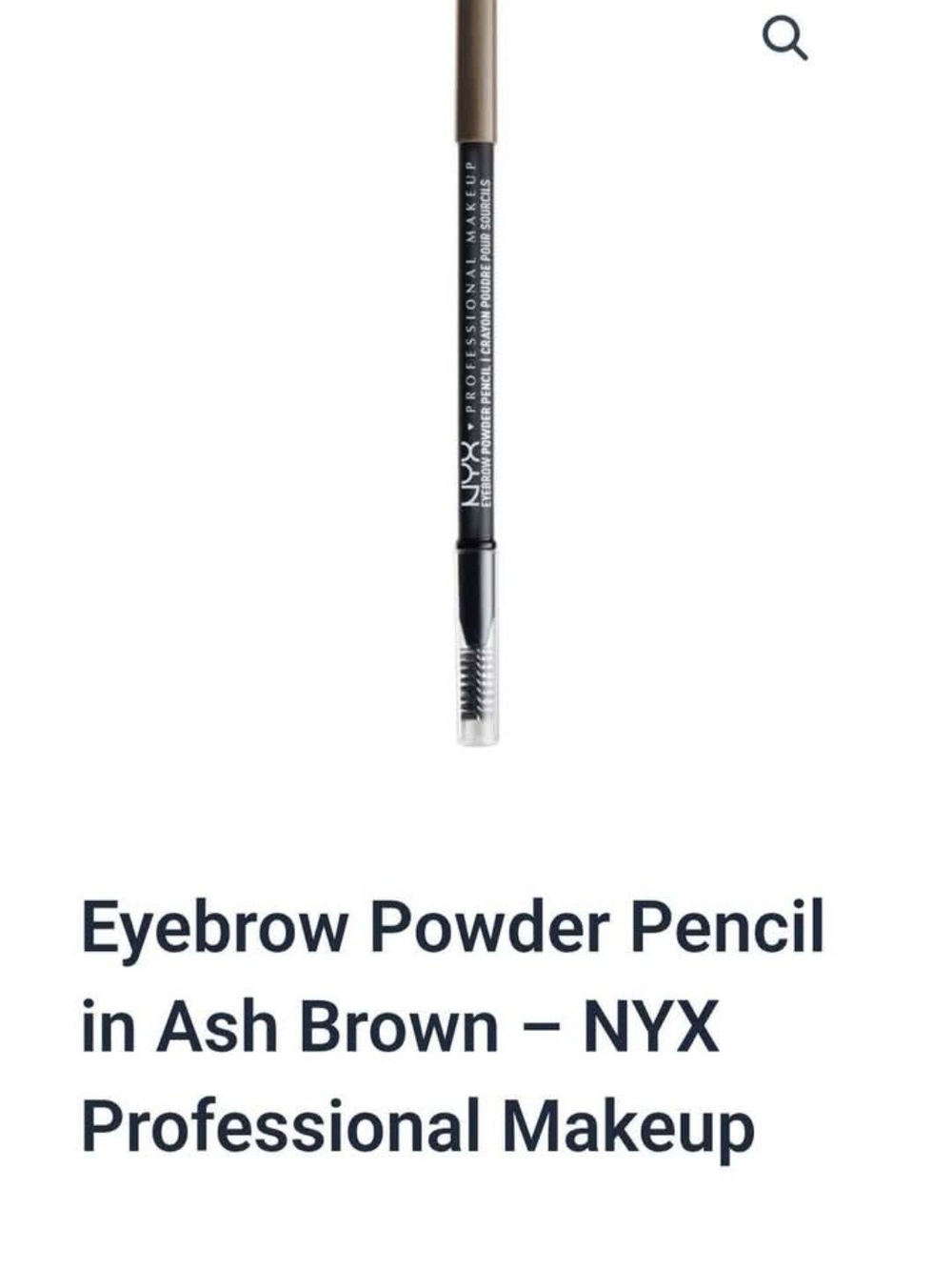 3 NYX Professional Makeup Eyebrow Powder Pencil in Ash Brown